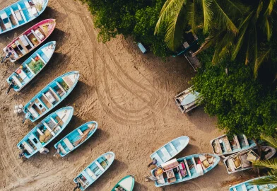 Boats on Beach
